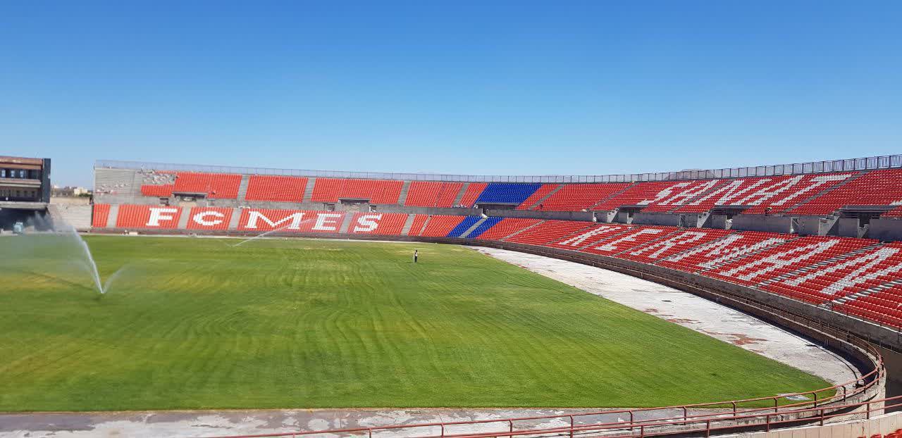 احداث چمن مصنوعی ورزشگاه مس کرمان پروژه نیرو صنعت مس سرچشمه